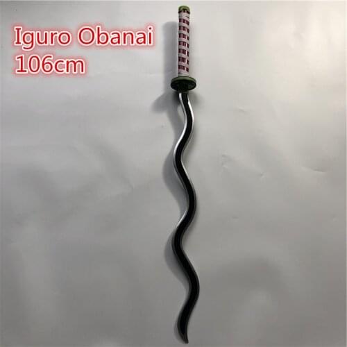 106cm Demon Slayer Kimetsu no Yaiba Iguro Obanai Cosplay Sword Kimetsu No Yaiba Iguro Obanai Cosplay Costum sword Prop