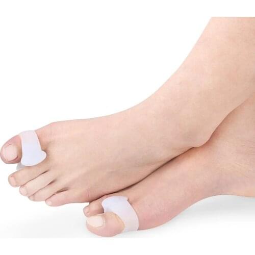 1Pair Foot Massage Toe Separator Straightener Bunion Corrector Protetor Joanete Pain Relief Feet Care Toe Bunion Toe Separators
