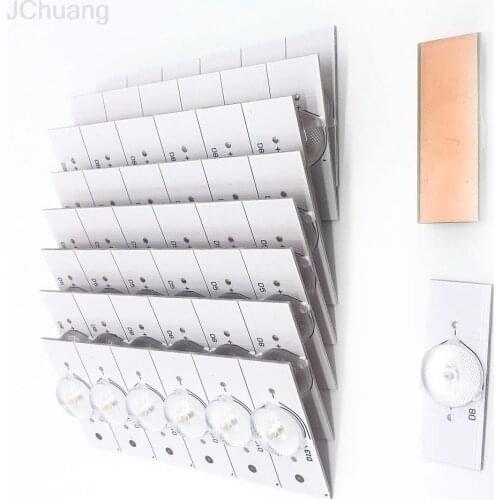 50PCS 3V SMD Lamp Beads with Optical Lens Fliter for 32-65 inch LED TV Repair Work with a Constant Current LED Driver Sale