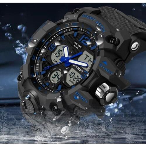 Military Mens Digital Watches Top Brand Luxury Waterproof Sports Wristwatches Fashion Quartz Watch Male Clock Relogio Masculino