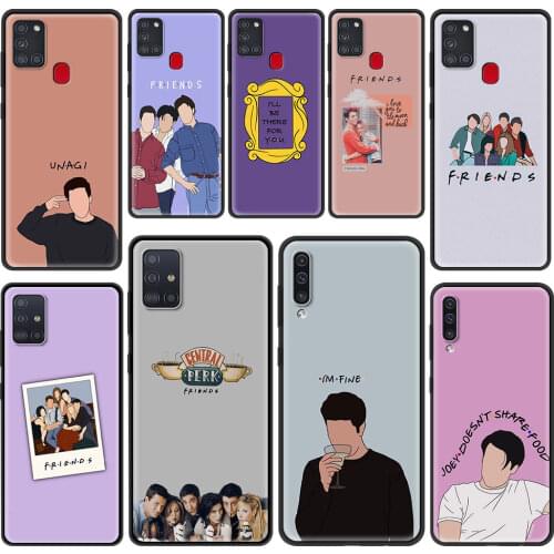 Cartoon Friends TV Phone Case For Samsung Galaxy A51 A71 A21s A31 A41 A01 A11 A42 A12 A32 A52 A72 A02s Soft Cover Coque Fundas