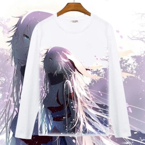 Anime Honkai Impact 3 Cosplay T Shirt Cartoon Yae Sakura Kiana Kaslana Printed T-Shirt Spring Autumn Long Sleeve Top Tee Costume