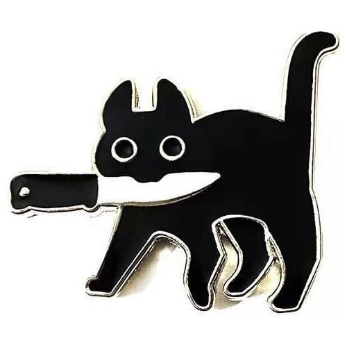HEONYIRRY Black Brooches For Clothes