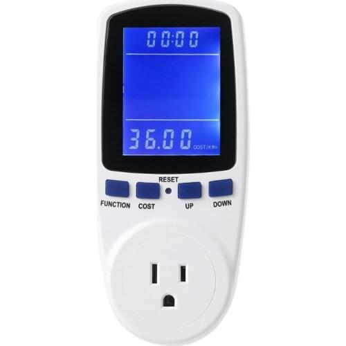 Energy Power Meter Wattmeter Socket Electricity Usage Monitor LCD US Plug Home