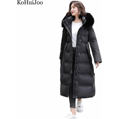 Женские парки с мехом KoHuiJoo China At AliExpress