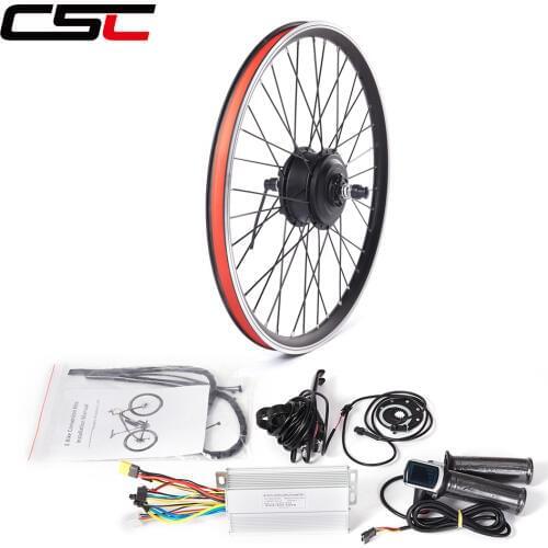 Electric Bike Conversion Kit 36V 500W Front or rear bicycle Wheel Motor Kit for 20 24 26 27.5 28 29in 700C ebike