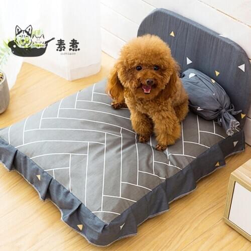 Dog Bed Pet Nest Sofa Blanket Mat for Large Small Medium Dogs Bed Dogs Accessories House Kennel Sofa Anti-stress Breathable Bed