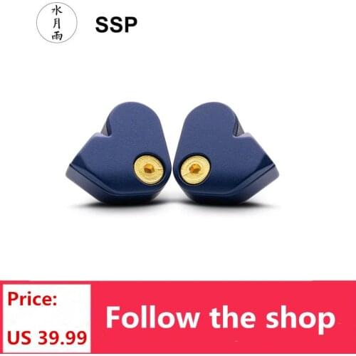 Moondrop SSP Headphone Beryllium Plating Dome Dynamic In-Ear Earphone Super Spaceship PLUS 2Pin 0.78mm Detachable Cable