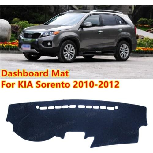For KIA Sorento 2010 2011 2012 XM Pre-Facelift Anti-Slip Mat Sunshade Dashmat Protect Carpet Dashboard Cover Pad Accessories