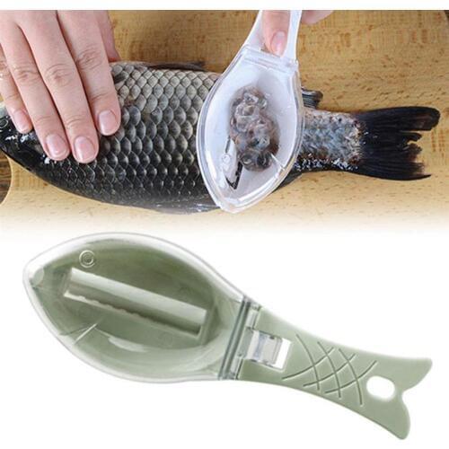 Fish Skin Brush Scraping Fishing Scale Brush Graters Fast Remove Fish knife Cleaning Peeler Scaler Scraper mutfak malzemeleri