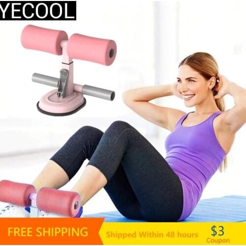 Adjustable Weight Bench Sit-up Bar Floor Assistant Abdominal Core Exercise Workout Machine Sport At Home Gym Fitness Equipment