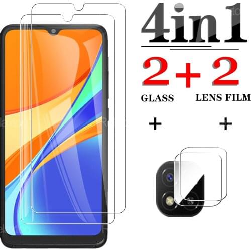 4in1 Protective Glass For Xiaomi redmi 9c 9 9t 8 7 a 10x pro Camera Screen Protector poco f3 x3 nfc x2 m2 m3 pro F1 2 Glass Film