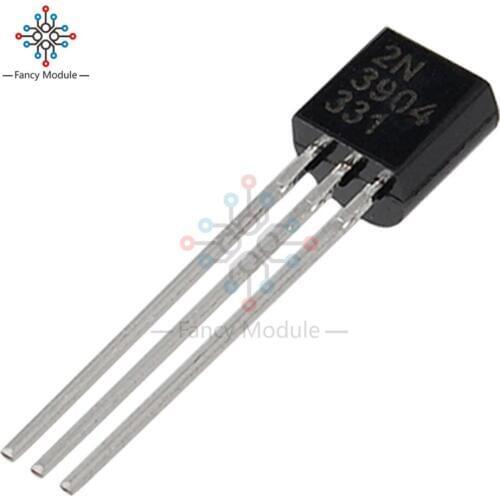 200Pcs 2N3904 TO-92 NPN General Purpose Transistor