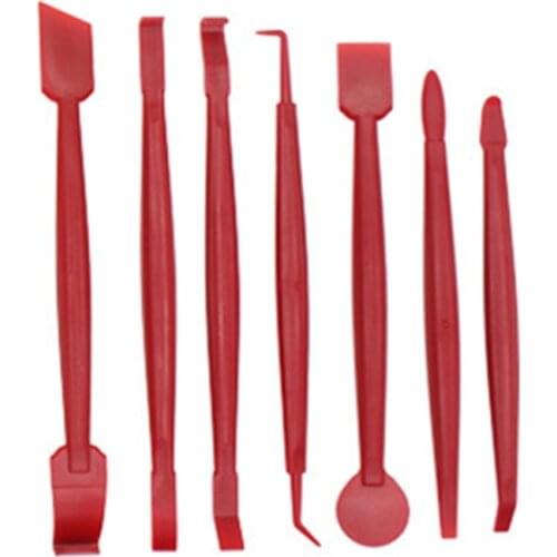 7pcs/set Car Vinyl Wrap Film Squeegee Scraper Tools Edge-closing Tool for Automobile Film Sticking Car Styling Auto Accessories