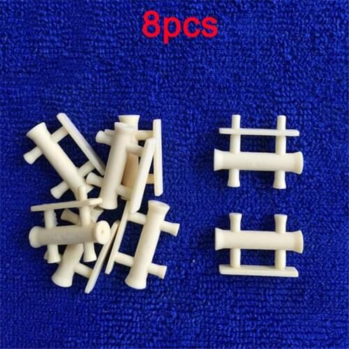 8pcs Simulation Bollard 25x16mm Resin Assembled Bitt Model Tether Column DIY Ship Spare Parts for RC Navigation Boat Accessories