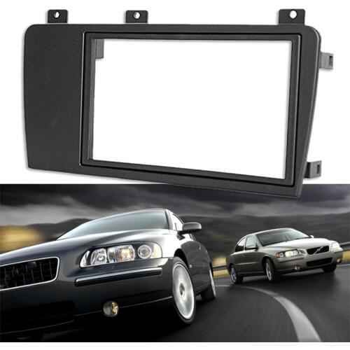 For Volvo XC70 V70 S60 2004-2007 Car 2 Din Stereo Radio Fascia Panel Plate Trim Frame CD Dashboard Panel Audio Frame