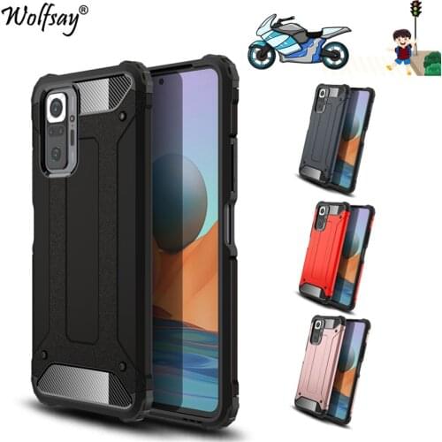 Case For Xiaomi Redmi Note 10 Pro Max Case Hybrid Heavy Armor Cover For Redmi Note 10 Pro Max Case For Redmi Note 10 Pro Max