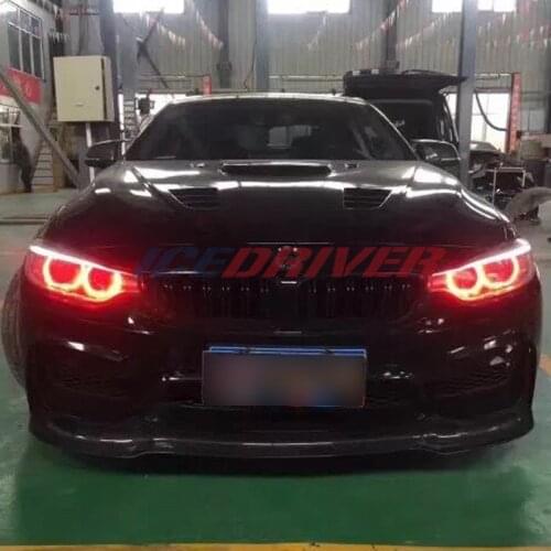 Icedriver for BMW 4 Series Angel Eyes DRL RGB Multicolor LED Boards F32 F33 F36 Daytime Running Lights Red Blue Demon Eye 435
