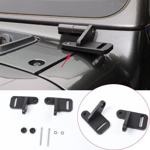 Hood A Pillar Light Lamp Bracket Mount Kit Forfor Jeep Wrangler JL JT Gladiator 18