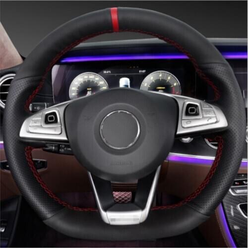 Fit for Mercedes-benz E-class E200L E300L Car steering wheel buttons decoration Car interior modification Styling