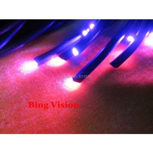 End light 4.0mm Fiber optic star lighting kit, 12meters long , 60 pcs ,3mm/4.0mm diameter PMMA RGB fiber lighting