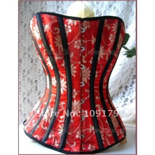 Annzley Corset! Four Layer Fast Slim 4 inches Off Waist Fully Steel Boned Strong Tight Lacing Waist Cincher Corset Bustier