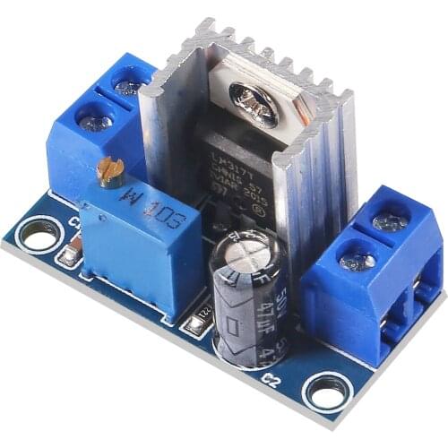 LM317 DC-DC Converter Buck Step Down Circuit Board Module Linear Regulator LM317 Adjustable Voltage Regulator Power Supply