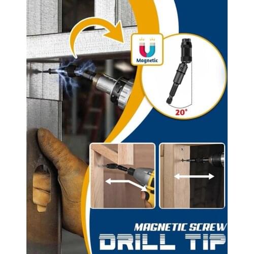 Magnetic Screw Drill Tip Drill Hand Tools Durable Locking Bit Quick Change Holder Drive Guide Drill Bit Screwdriver Bit #p2