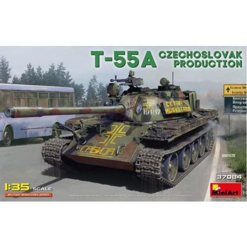 MiniArt 37084 1/35 "T-55A Czechoslovak Prod." - Scale Model Kit