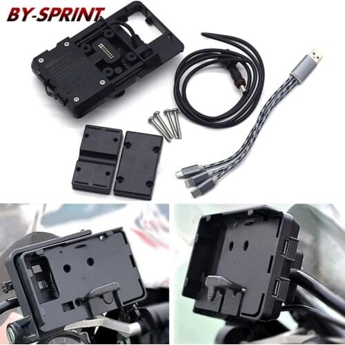 R1200GS Motorcycle Multi-functional Mount Support Phone USB GPS Navigation Bracket Mobile USB Charging For BMW R1200 GS LC/ADV
