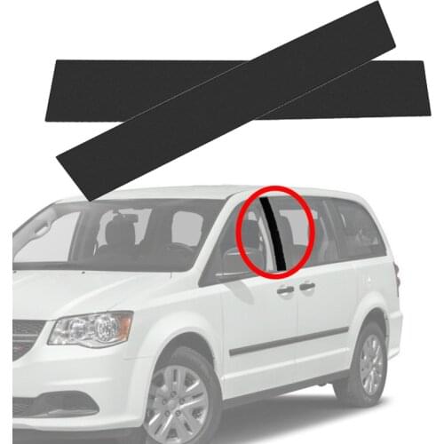 1 Pair B Pillar Cover Trim Applique Fit For Chrysler Town Country Dodge Grand Caravan 2008 2009 2010-2016 5020664AA 5020664AB