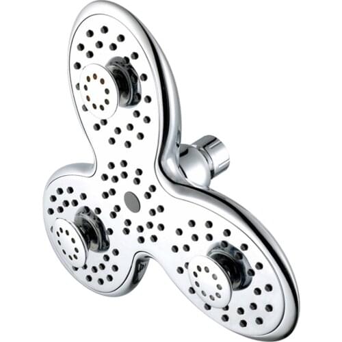 High Pressure 3-Settings Rain Showerhead, Fixed Waterfall Showerhead, Convenient to Use, Easy to Install