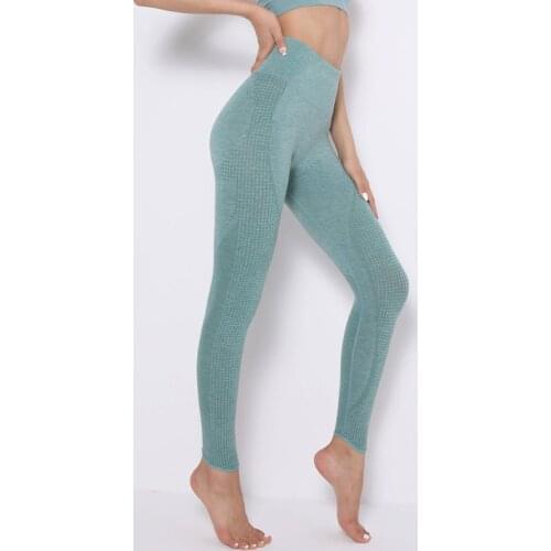 2021 New Trend Outdoor Running Sports Tight-fitting Peach Hip Pants Womens Breathable Seamless Jacquard Yoga Wear Trousers