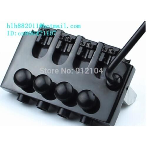 New 4 strings electric bass guitar double wave bridge in black L15-1