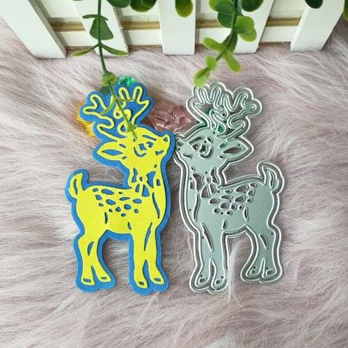 New Christmas deer Metal Cutting Dies Decorative DIY Scrapbooking Steel Craft Die Cut Embossing Paper Cards Stencils