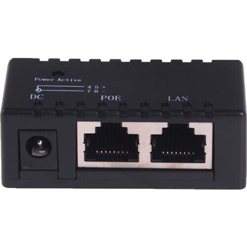 Passive POE Injector For IP Camera VoIP Phone Netwrok AP Device 12V - 48V
