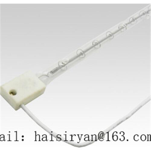 Sk15 customized 1300w 1000mm far Single tube Electric halogen IR quartz glass heat radiator for pet blowing machine manufacturer