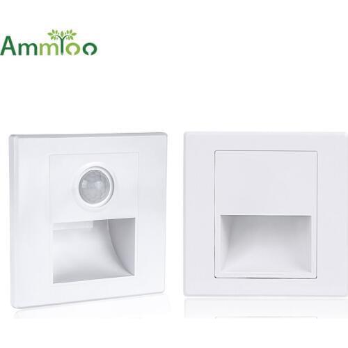 Smart Motion Sensor Night Light Switch ON/OFF luminaria Led Night Lamp White/Warm white Emergency Lighting For Hallway Pathway