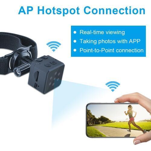 WiFi IP Mini Camera P2P Wireless HD 720P Portable Micro webcam Camcorder Video Recorder Night vision Remote View support 32g