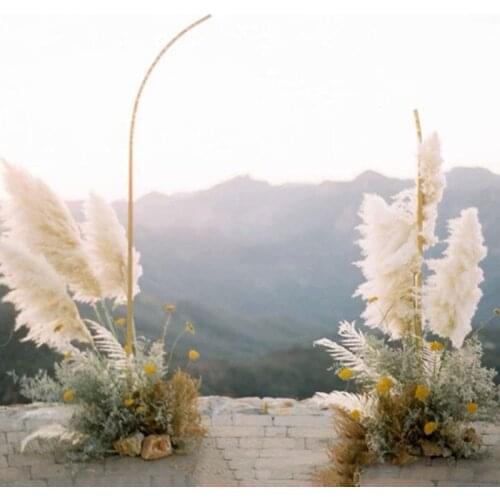 2Pcs Set Wedding Backdrop Stand Wrought Iron Flower Shelf Wedding Arch Stage Background Welcome Outdoor Decoration Metal Stand