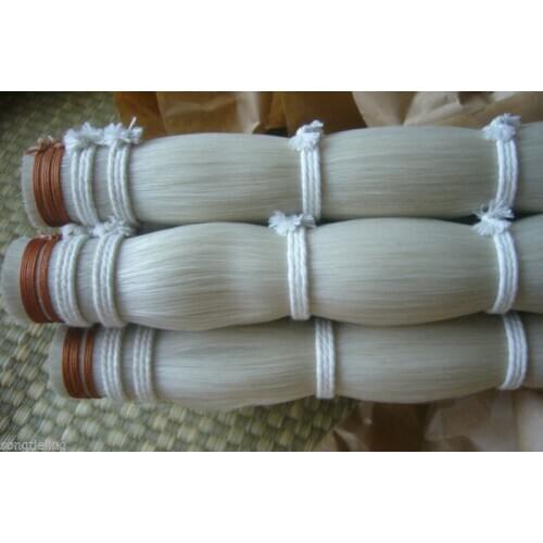 250g High quality Stallion horsetail in bulk violin bow hair 92-95cm