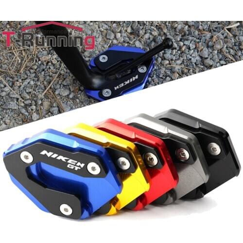 For YAMAHA NIKEN 2018 2019 2020 niken Motorcycle CNC Accessoires Kickstand Foot Side Stand Extension Pad Enlarger Support Plate