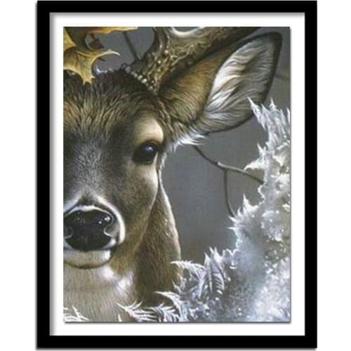 Diamond Embroidery,Deer,5D,Full,Diamond Painting,Animal,DIY,30x40cm,Round Rhinestone,,Cross Stitch,Home Decoration,Art