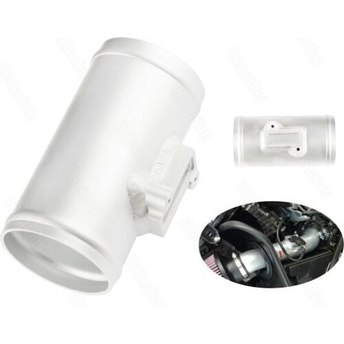 Car Aluminium Mass Air Flow Sensor Adapter MAF Air Intake Mount For Honda Ford Nissan Air Intake Meter Mount 63mm