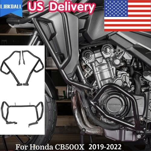 CB500 X 2020 Accessories Motorcycle Upper Lower Engine Highway Crash Bar Guard Bumper Frame Protector for Honda CB500X 2019-2021