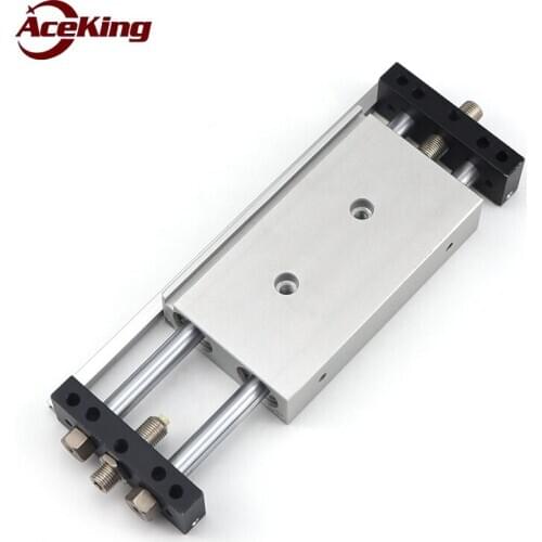 Yadeke type STMS20-50 slide table cylinder STMS6/10/16/20/25-25-50-75-100-125-150 STMS double rod double outlet cylinder