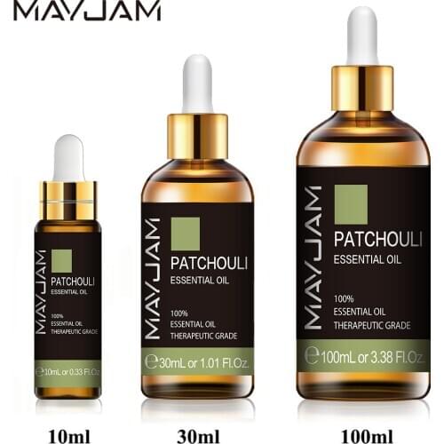 10ml 30ml 100ml Patchouli Essential Oil Pure Natural Plant Essential Oils DIY-homemade Personal Perfume Spray Diffuser Aroma Oil