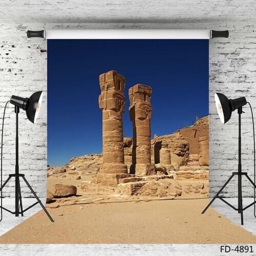 Old City Relic Scenic Desert Sand Stone Scenery Backgrounds Children Young Portrait Photography Backdrops For Photo Studio Props