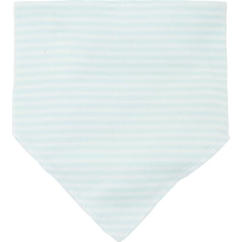 Honeyzone Muselina Bebe Algodon Baberos De Silicona Para Bebe Blue Striped Babador Bandana Sliniak Niemowlak