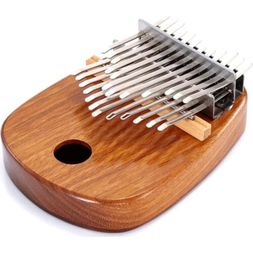 Kalimba bag xylophone Double row thumb piano 24keys professional vibraphone Musical instrument portable key board marimba Padauk